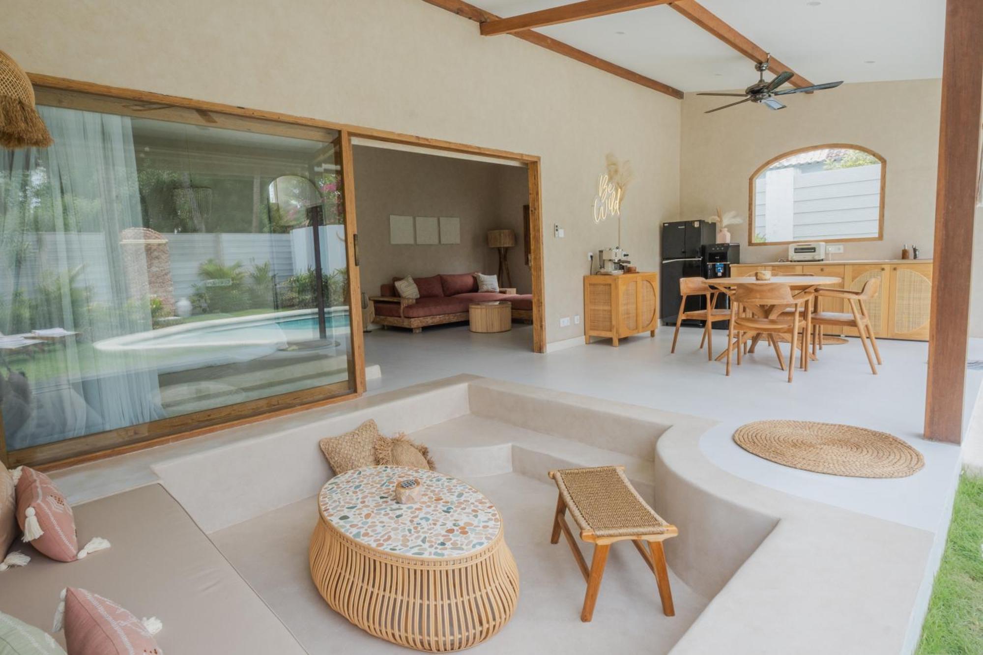 Gili Boho Villas - Aesthetic Private Pool Villas ギリ・トラワンガン エクステリア 写真
