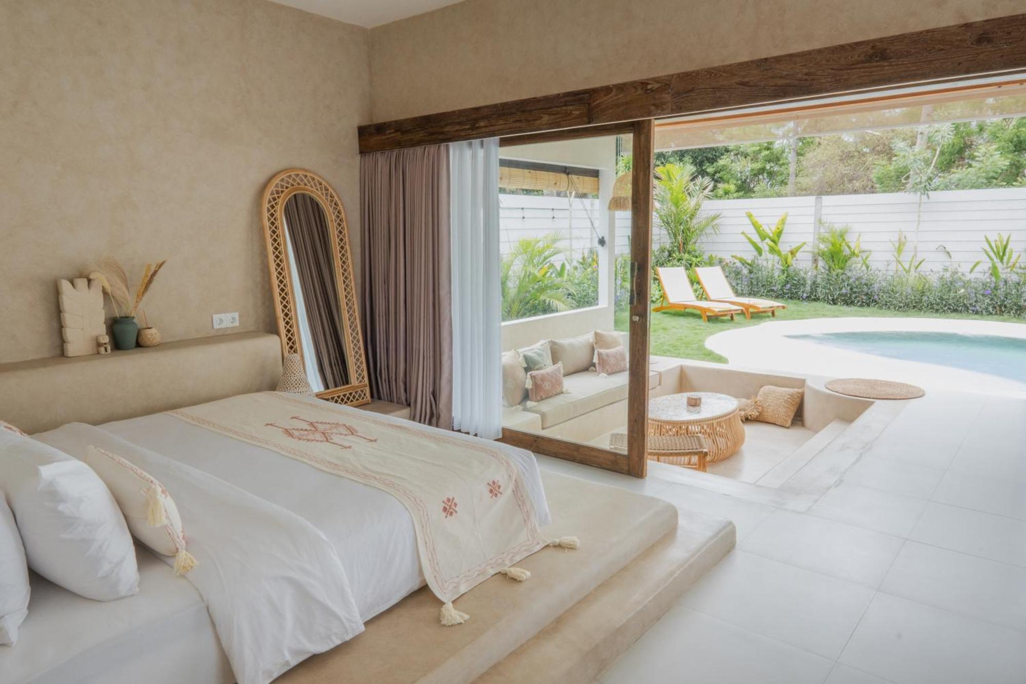 Gili Boho Villas - Aesthetic Private Pool Villas ギリ・トラワンガン エクステリア 写真